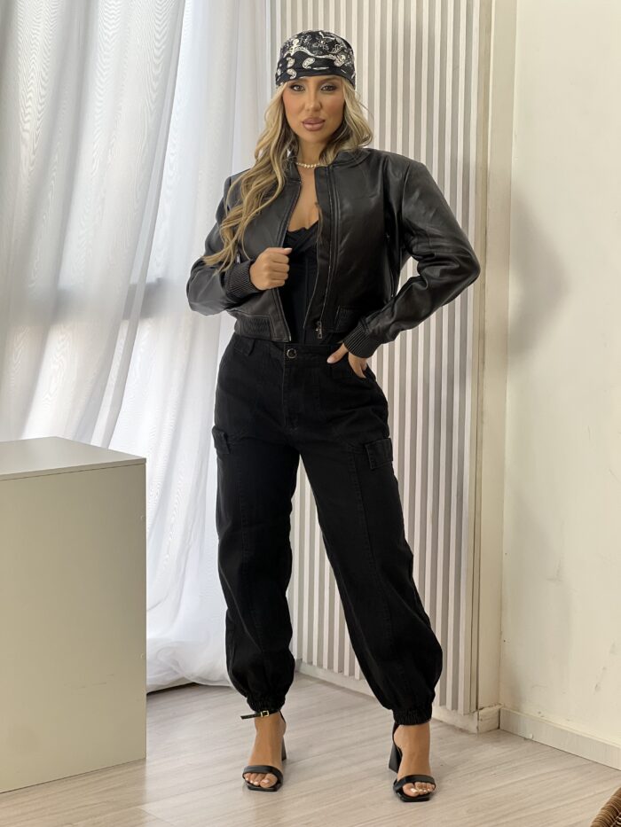 jaqueta courino kelly preto jaqueta courino kelly preto