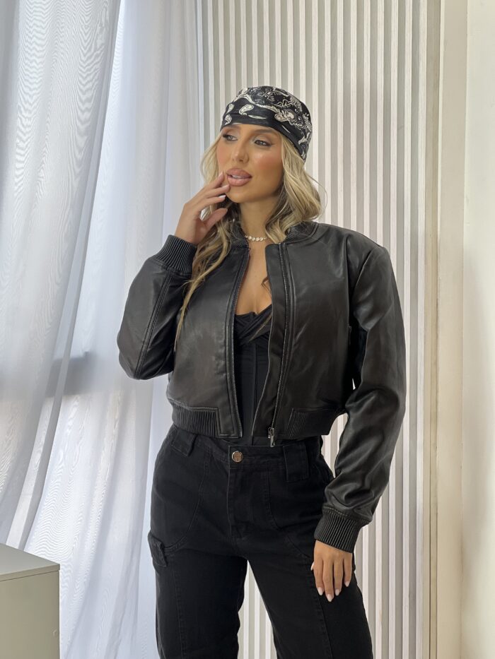 jaqueta courino kelly preto jaqueta courino kelly preto