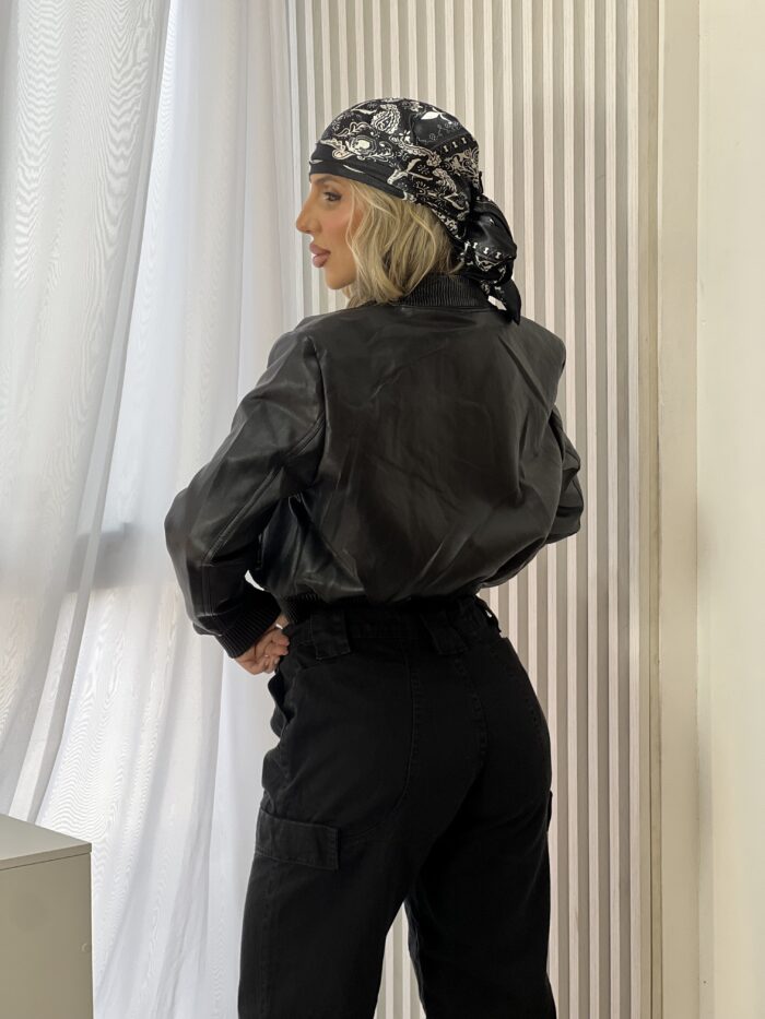 jaqueta courino kelly preto jaqueta courino kelly preto