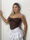 corselet sheila marrom