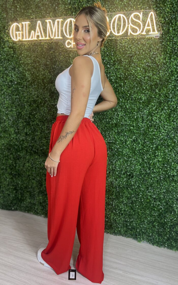 calca duda vermelho liso calca duda vermelho liso