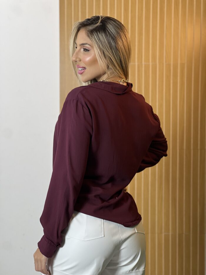 camisa antonela bordo camisa antonela bordo