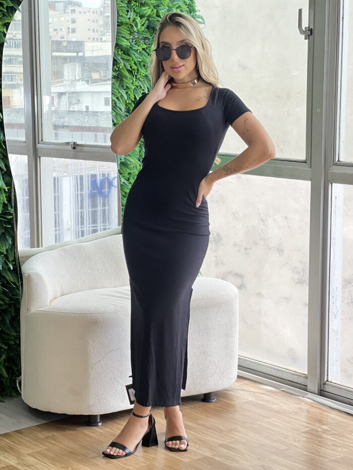 vestido longo adriana preto vestido longo adriana preto