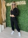 calÇa jeans jogger valen preto
