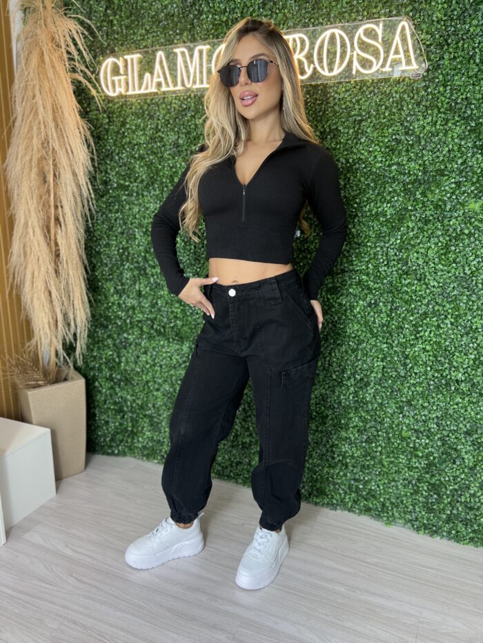 calÇa jeans jogger valen preto calÇa jeans jogger valen preto