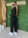 calÇa jeans jogger valen preto