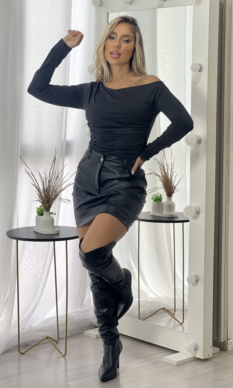 body manga longa lucy preto body manga longa lucy preto