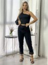 cropped manga longa camila preto
