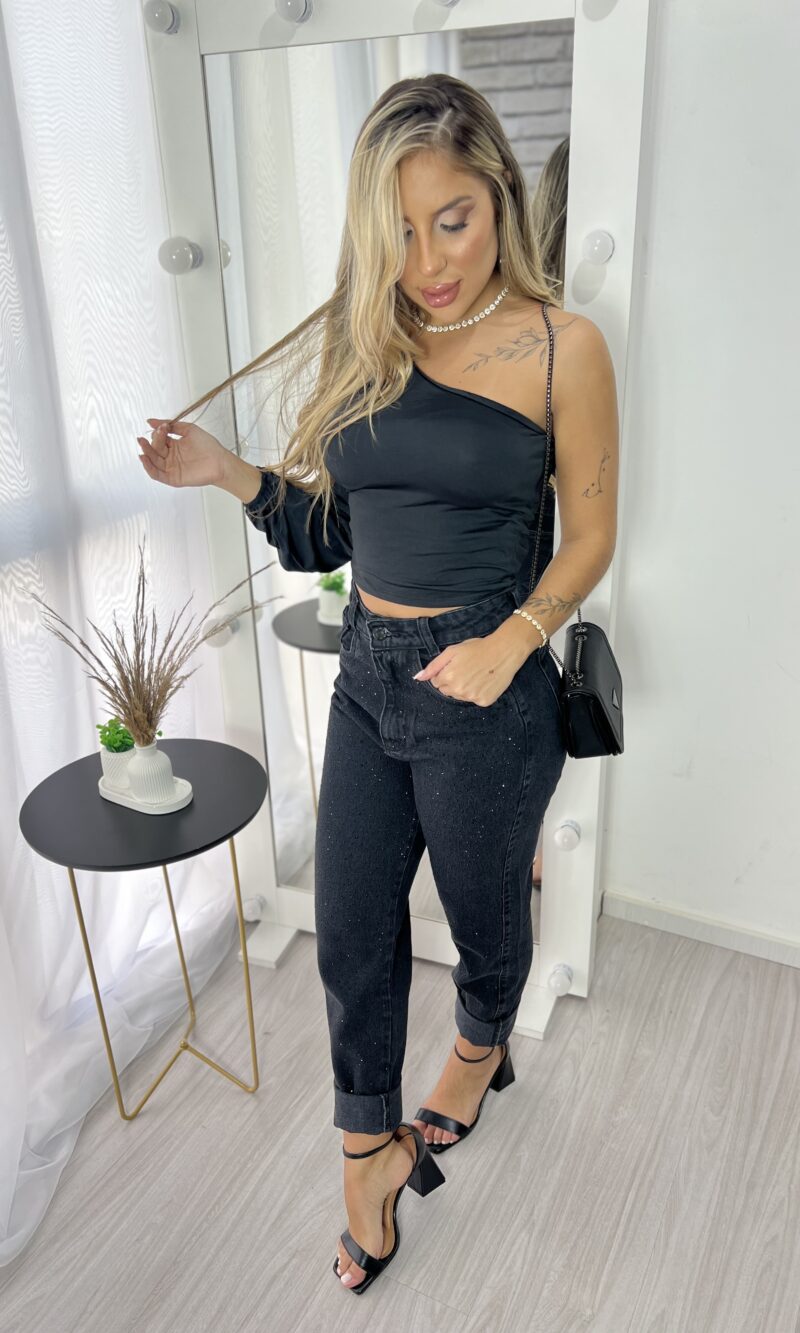 cropped manga longa camila preto cropped manga longa camila preto