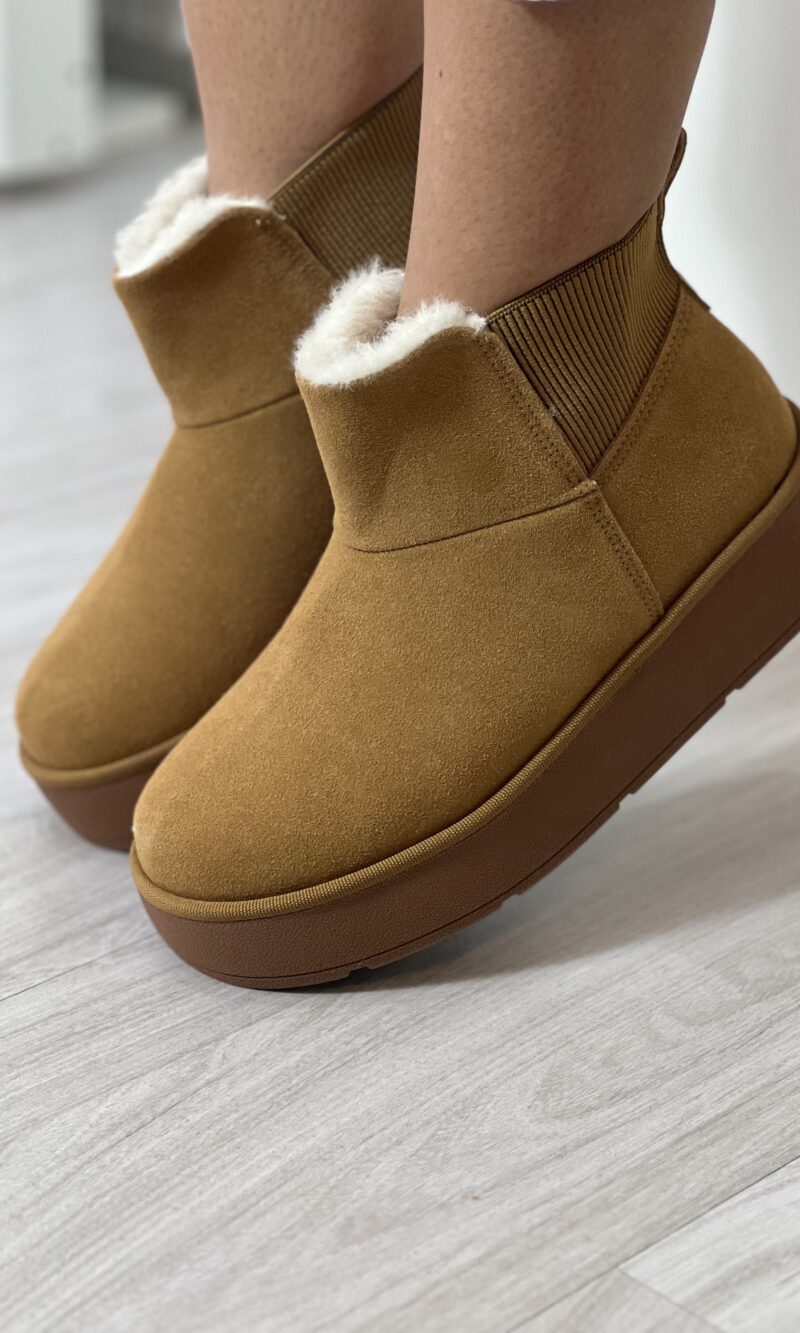 bota ugg com pelinho caramelo vizzano 3110.201