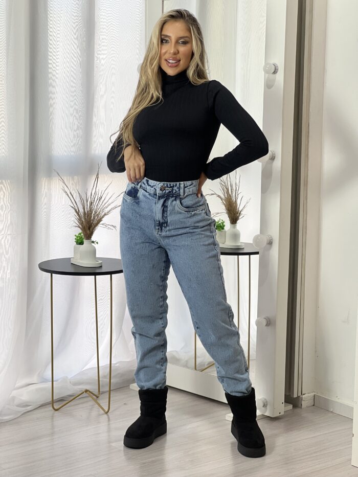 blusa termica canelada gola preto blusa termica canelada gola preto