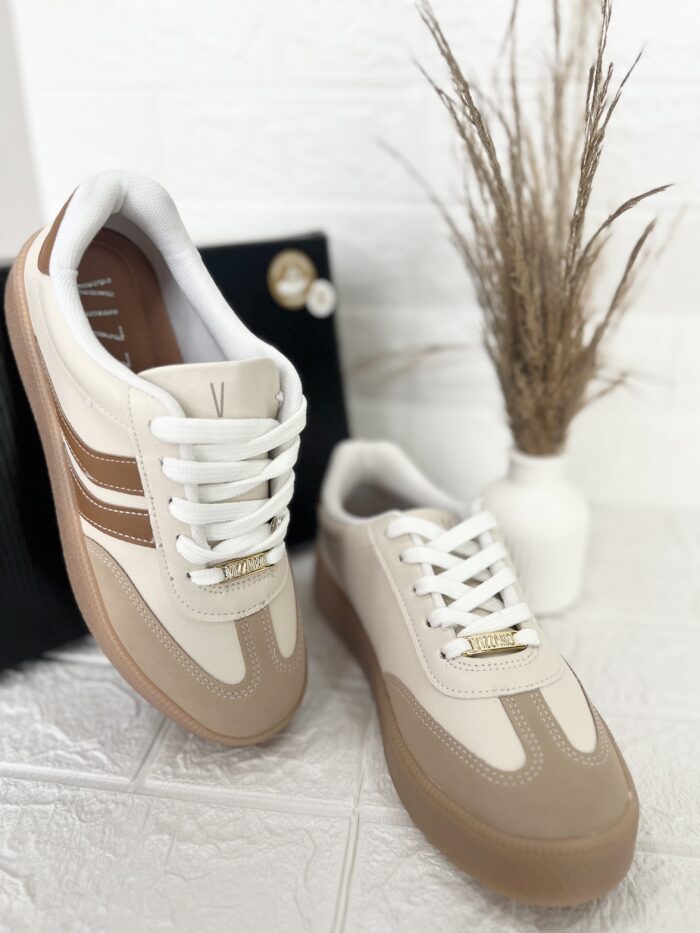 tÊnis lisboa bege caramelo vizzano 1444 100