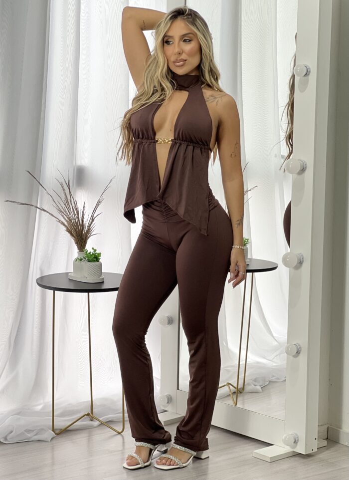 conjunto stefany marrom