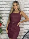 vestido courino aline bordo