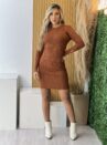 vestido midi modal leyla terracota