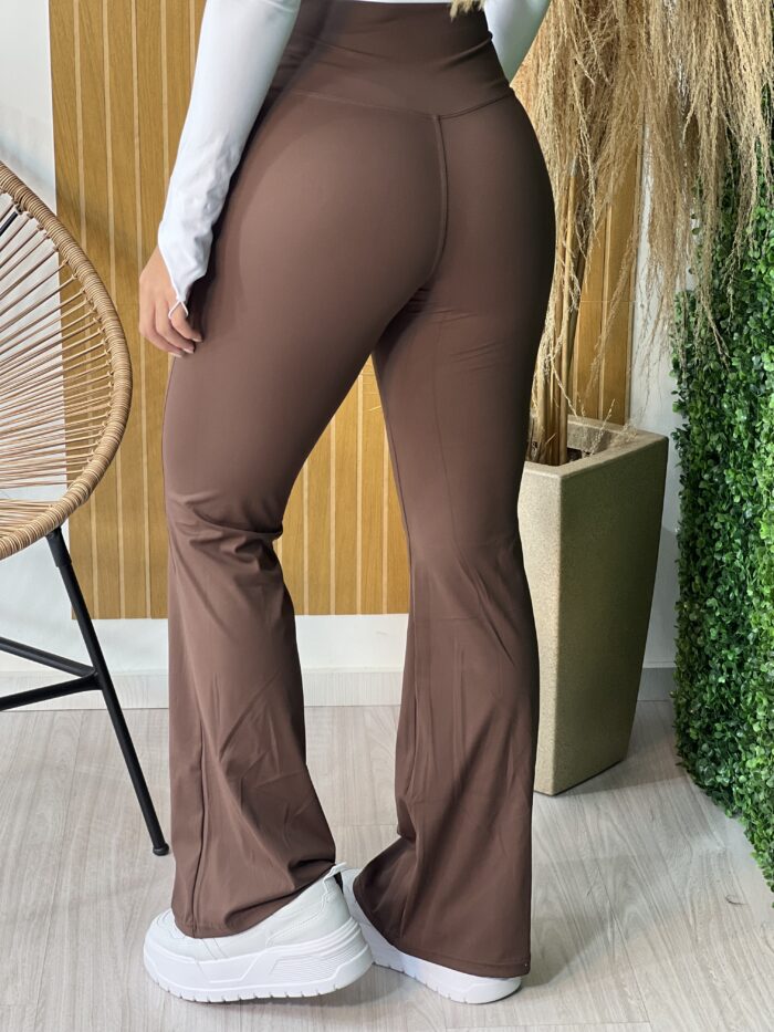 calca flare poliamida bibi marrom calca flare poliamida bibi marrom