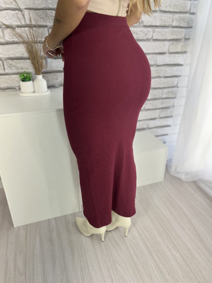 saia midi petra bordo saia midi petra bordo