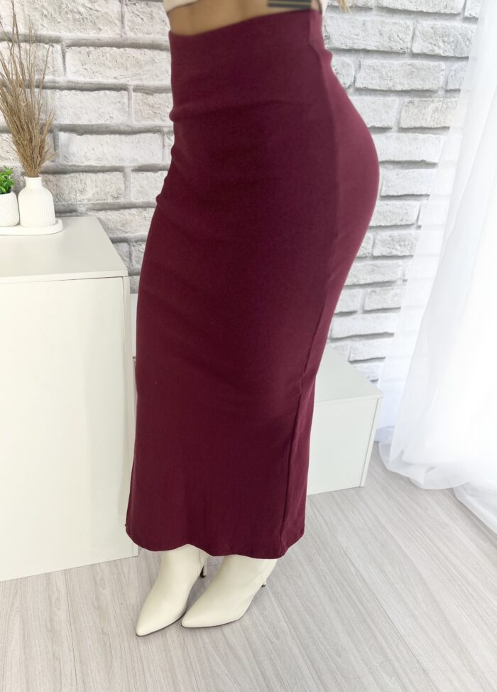 saia midi petra bordo saia midi petra bordo