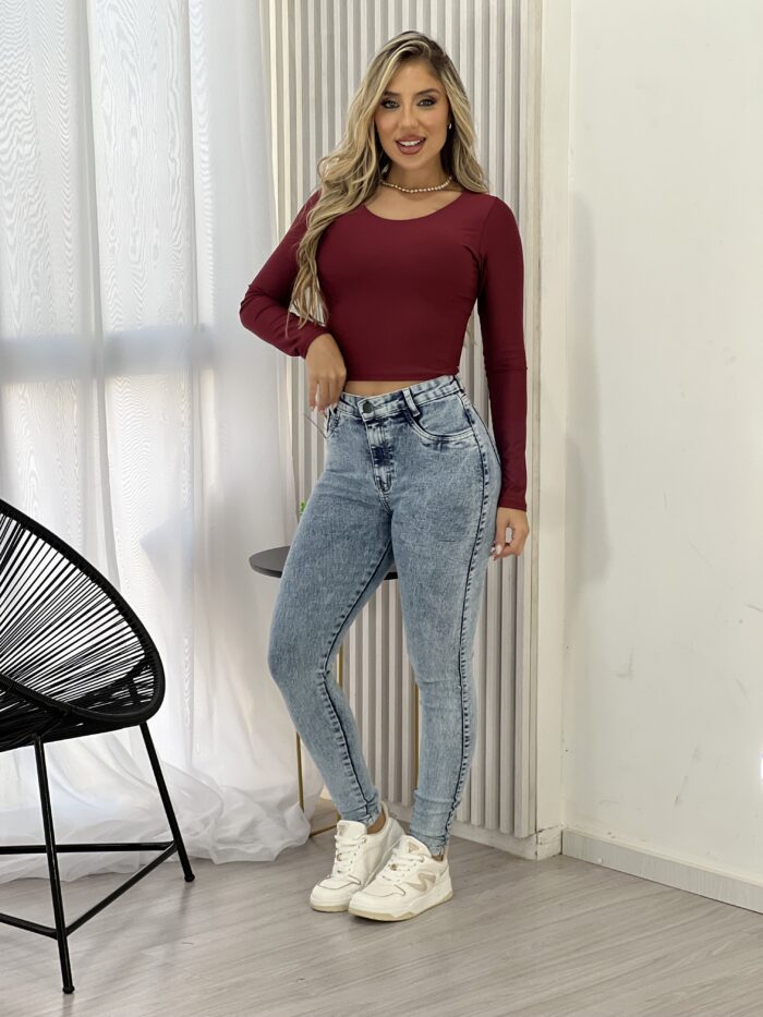 cropped manga longa basico bordo cropped manga longa basico bordo