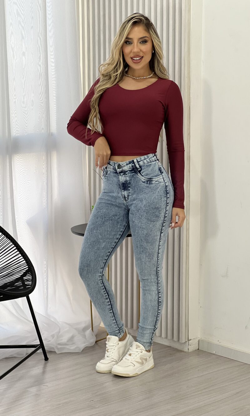 cropped manga longa basico bordo cropped manga longa basico bordo