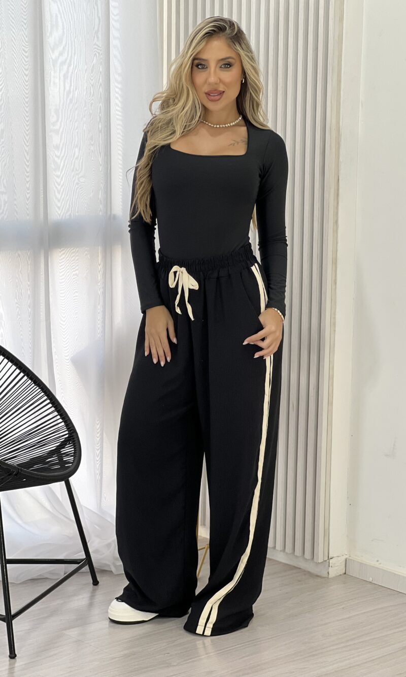 calÇa pantalona melzinha preto