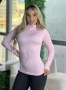 blusa termica canelada gola rosa bb