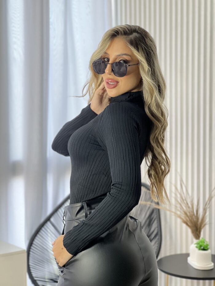 blusa termica gola franzida preto blusa termica gola franzida preto