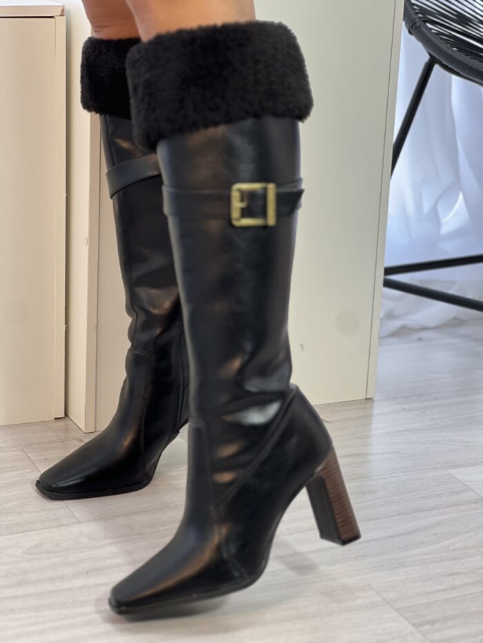 bota cano alto lisboa preto vizzano 3111.102 bota cano alto lisboa preto vizzano 3111.102