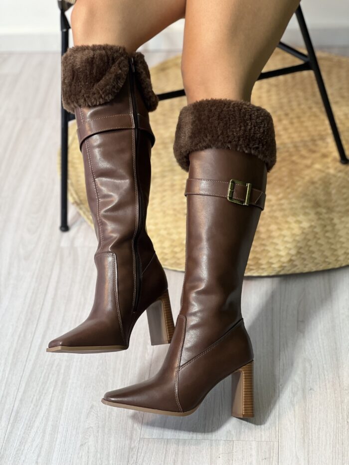 bota cano alto lisboa marrom vizzano 3111.102