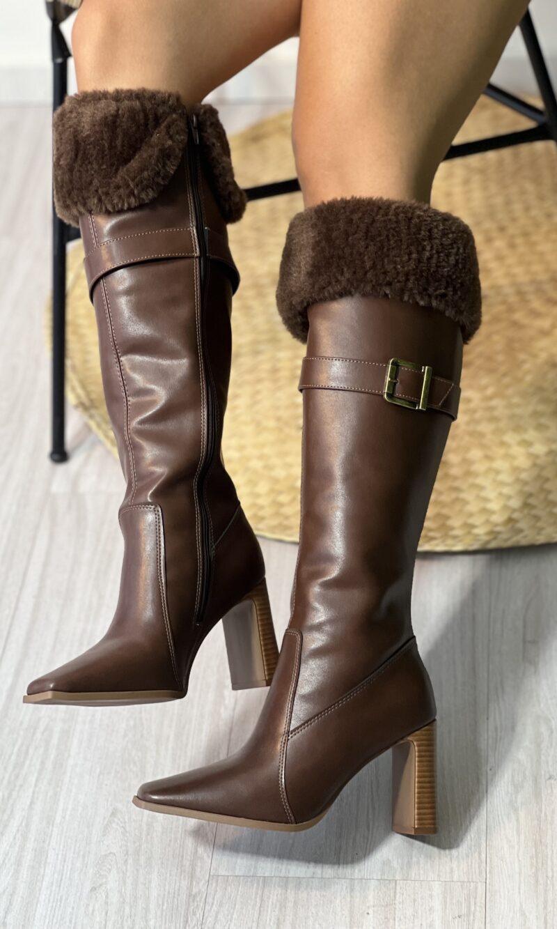 bota cano alto lisboa marrom vizzano 3111.102