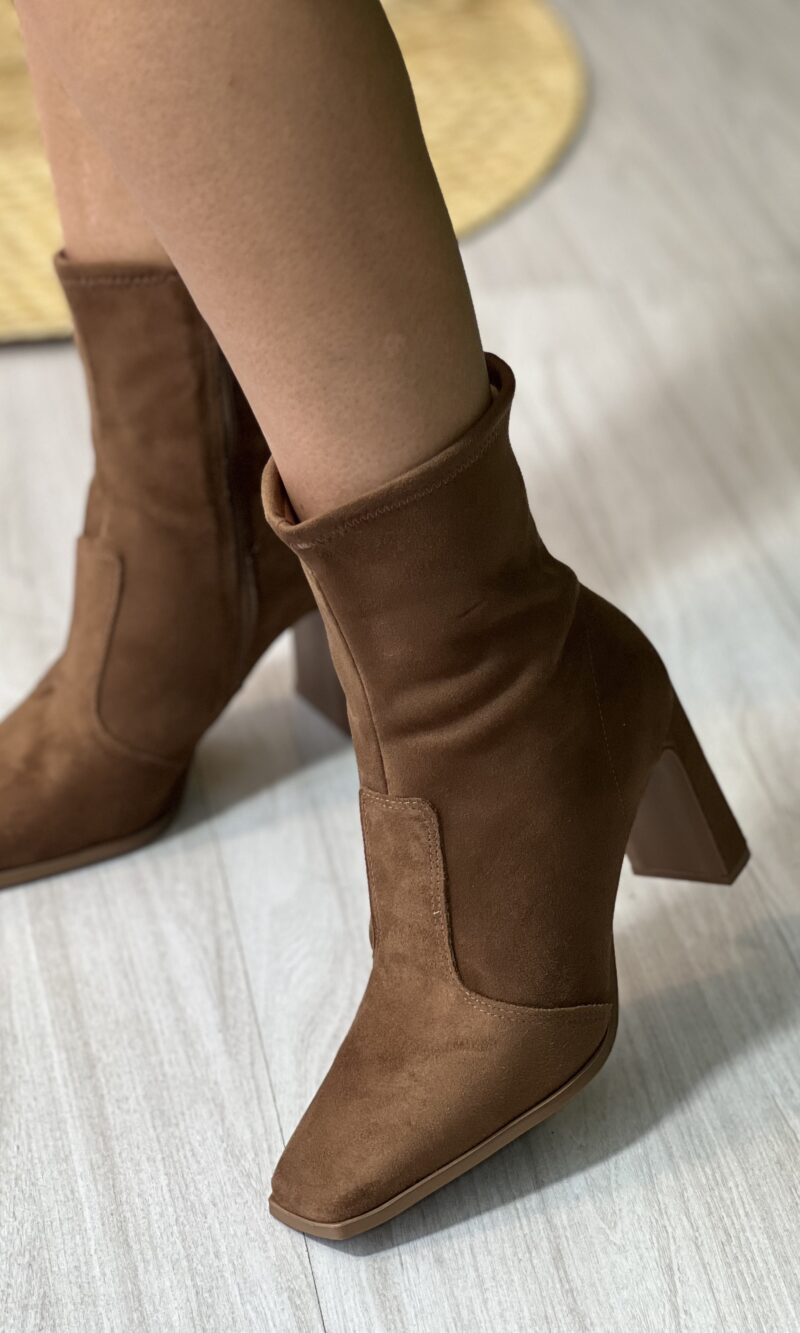 bota camurca strech duo marrom vizzano 3111.100