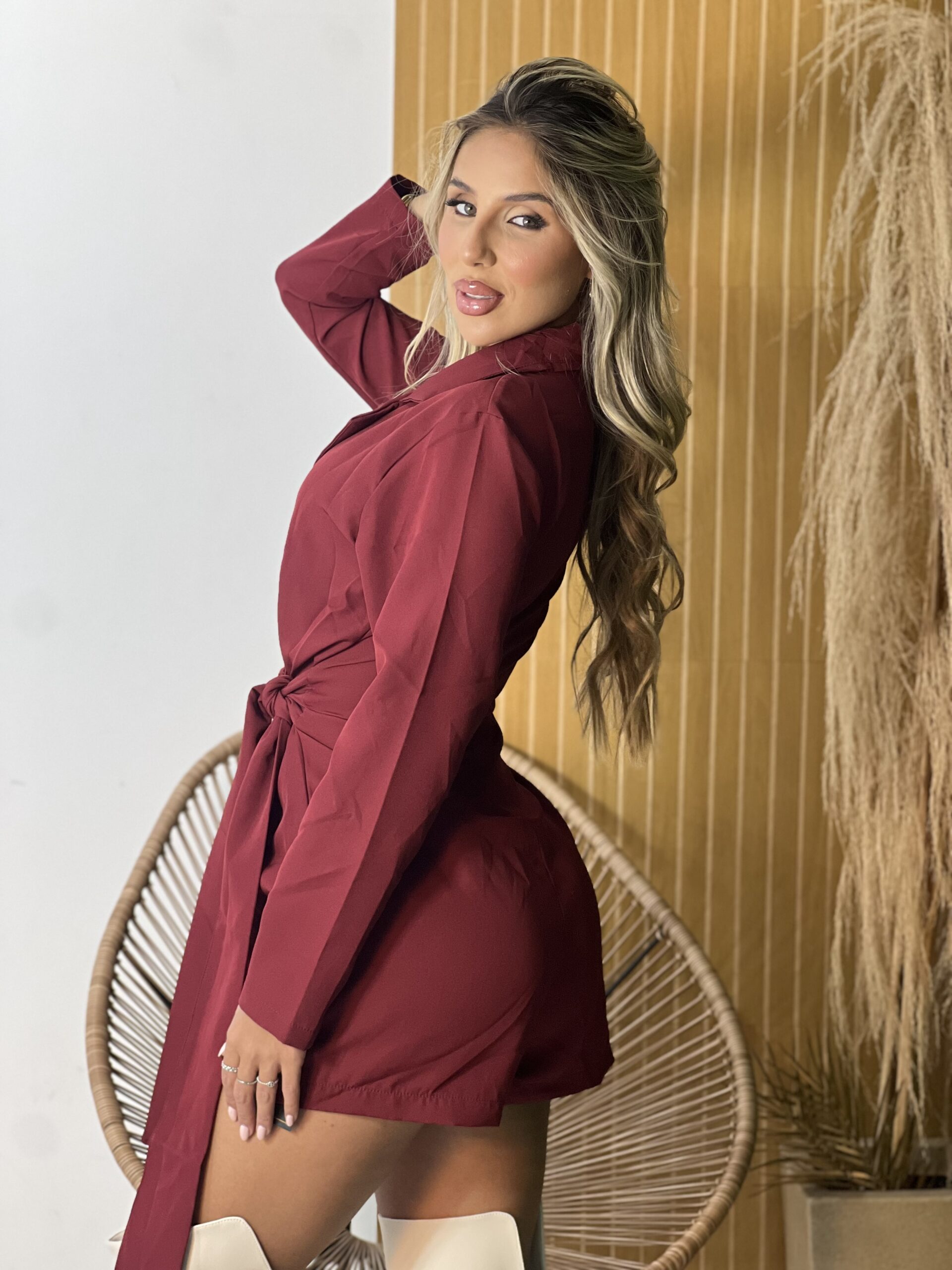 macaquinho blazer bordo macaquinho blazer bordo