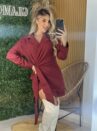 macaquinho blazer bordo