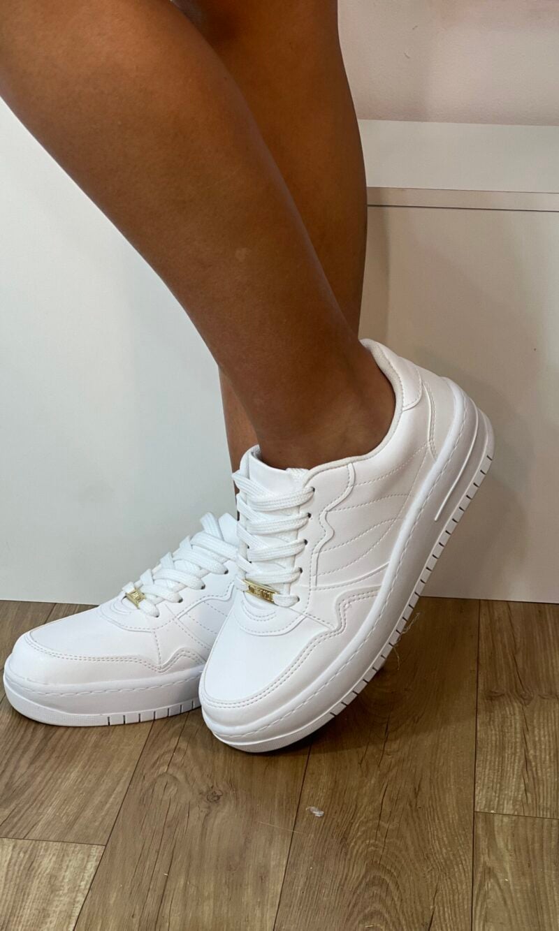 tenis casual branco vizzano 1389.101