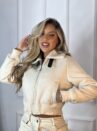 jaqueta cropped suede bruna off white