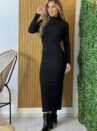vestido midi morena preto