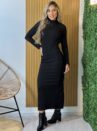 vestido midi morena preto