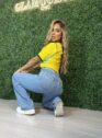 calca jeans wide leg made in brazil