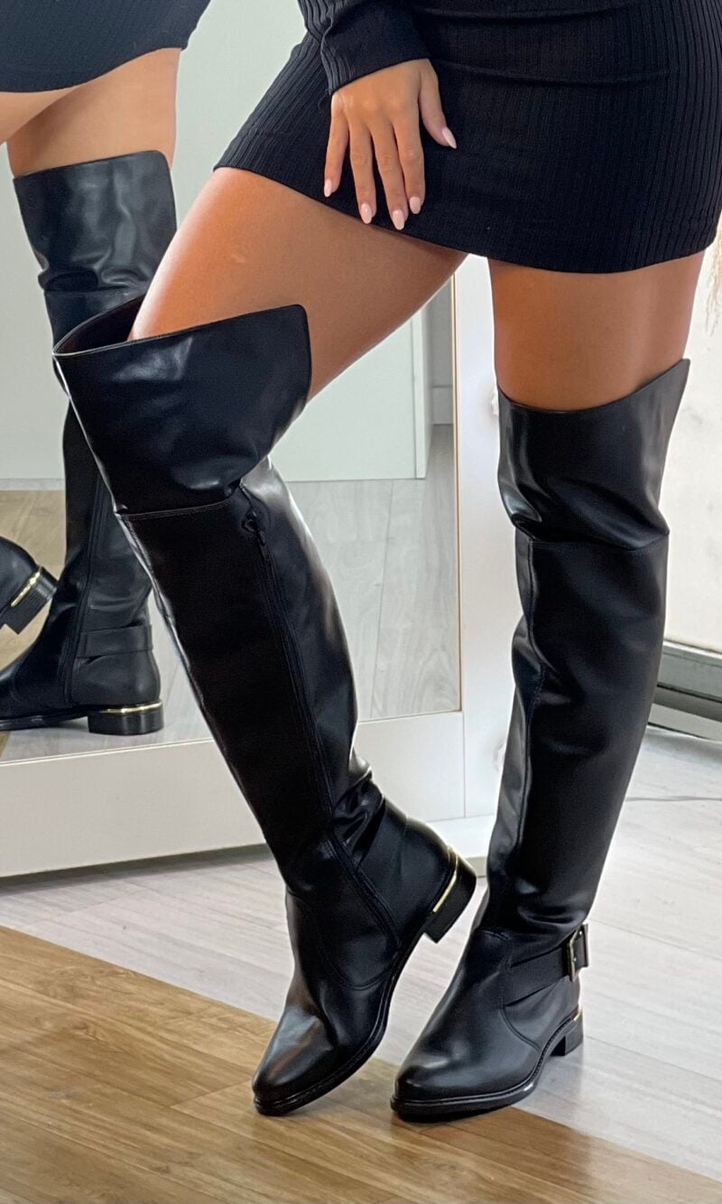 bota cano longo genebra preto vizzano 3077.127