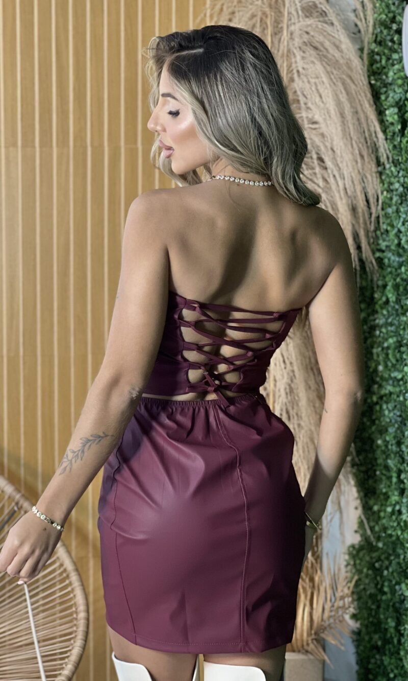 conjunto courino kelly bordo