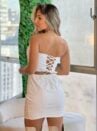 vestido courino kyara branco
