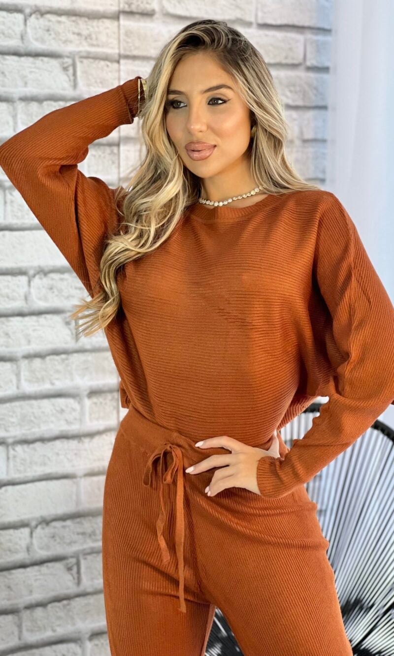 conjunto modal magali caramelo