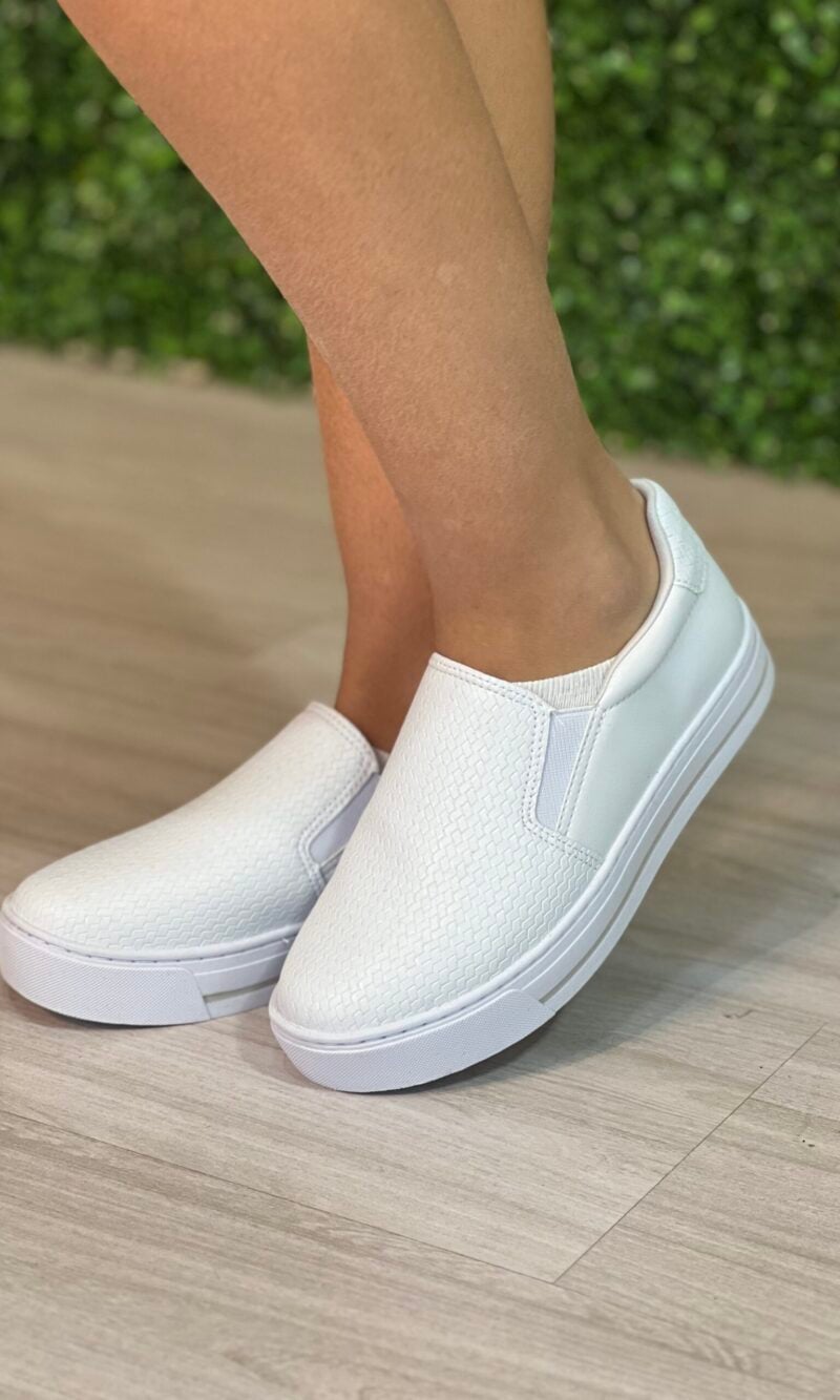 sapatenis slip branco ramarim 2693101