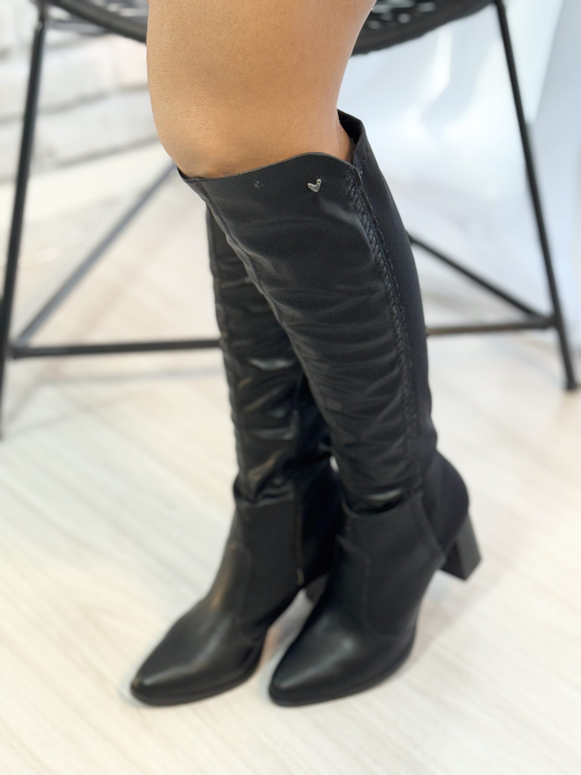 bota cano longo salto bloco preto mississipi jo842 bota cano longo salto bloco preto mississipi jo842