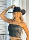 chapeu boiadeira preto