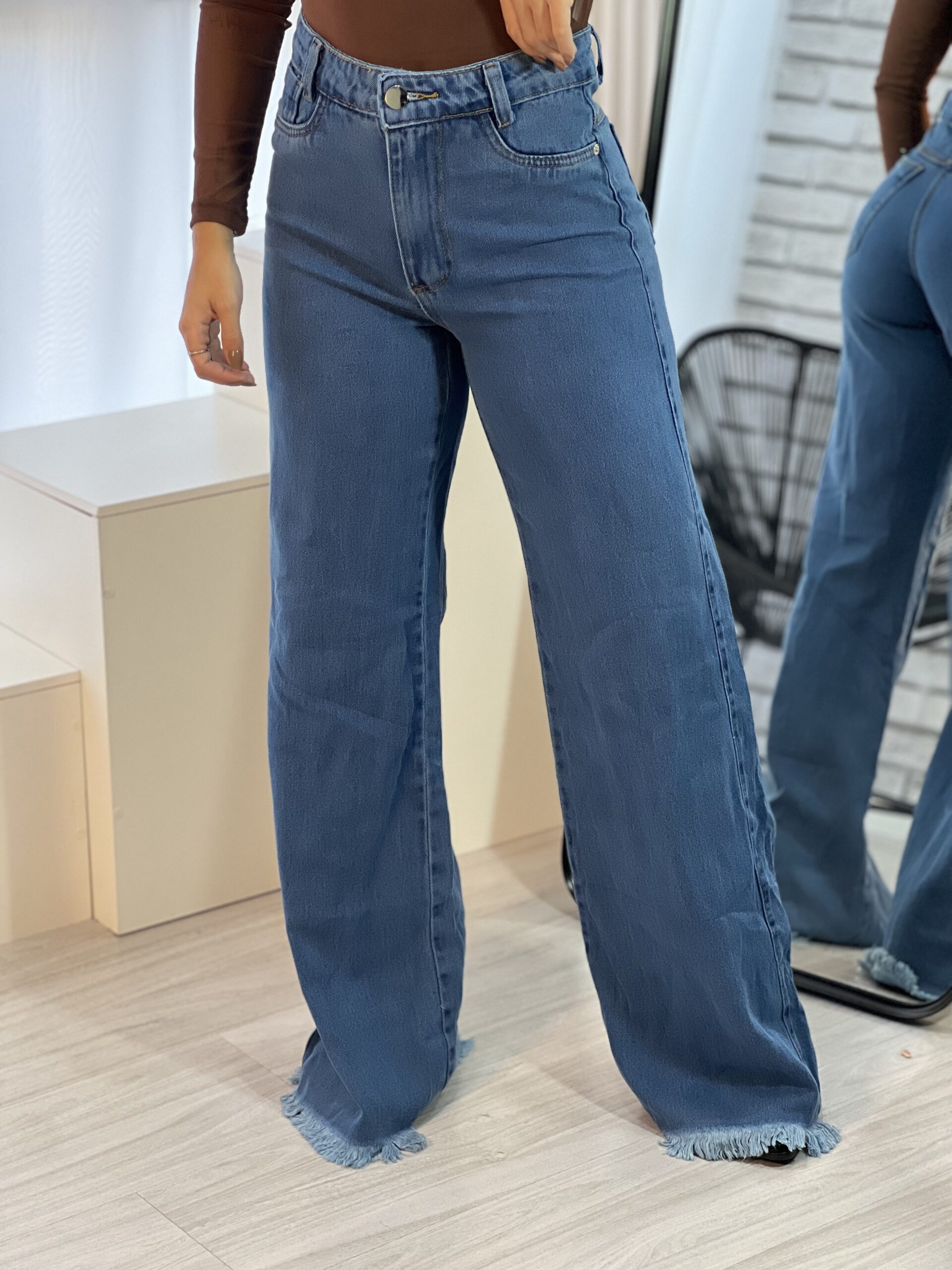 calca jeans wide leg zaya calca jeans wide leg zaya