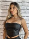 cropped courino queila preto