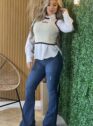 cropped regata modal off white