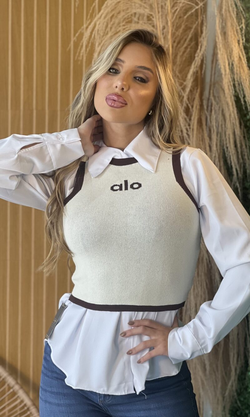 cropped regata modal off white