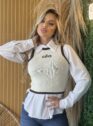 cropped regata modal off white